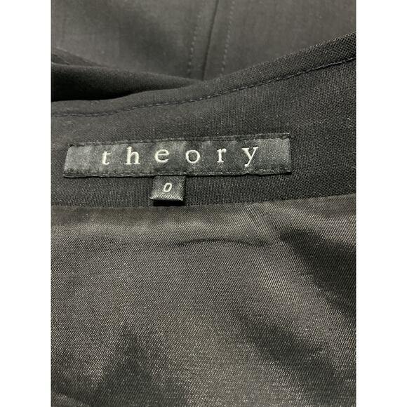 Theory Denim Black Jacket Size 0 - Picture 4 of 5